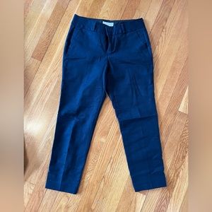 Banana Republic Ankle Cropped Dress Pants - Navy